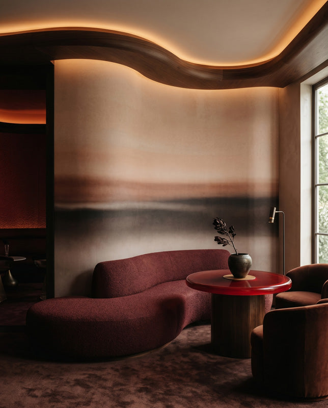 Rotko Dawn Abstract Horizon Wall Mural