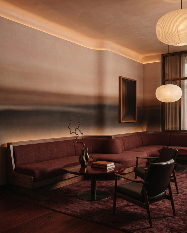 Rotko Dawn Abstract Horizon Wall Mural