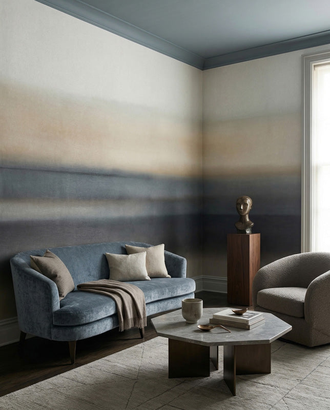 Rotko Sand Abstract Horizon Wall Mural