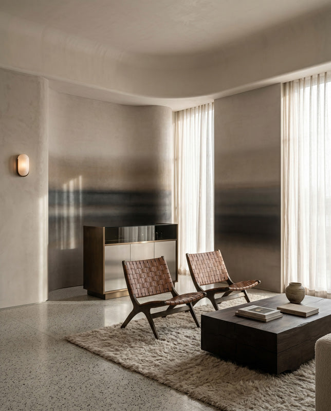 Rotko Sand Abstract Horizon Wall Mural