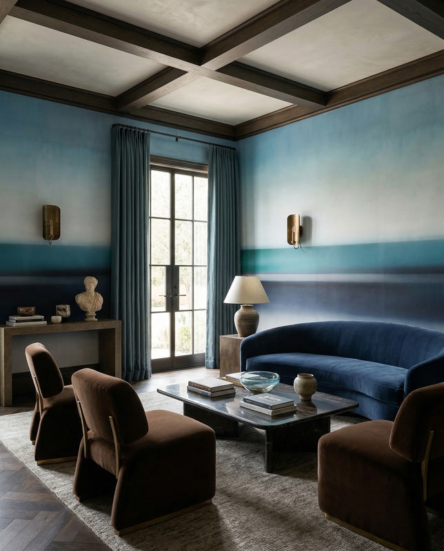 Rotko Veil Abstract Horizon Wall Mural