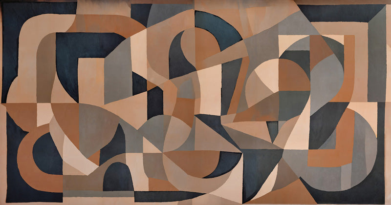 Silent Arch Geometric Wall Mural
