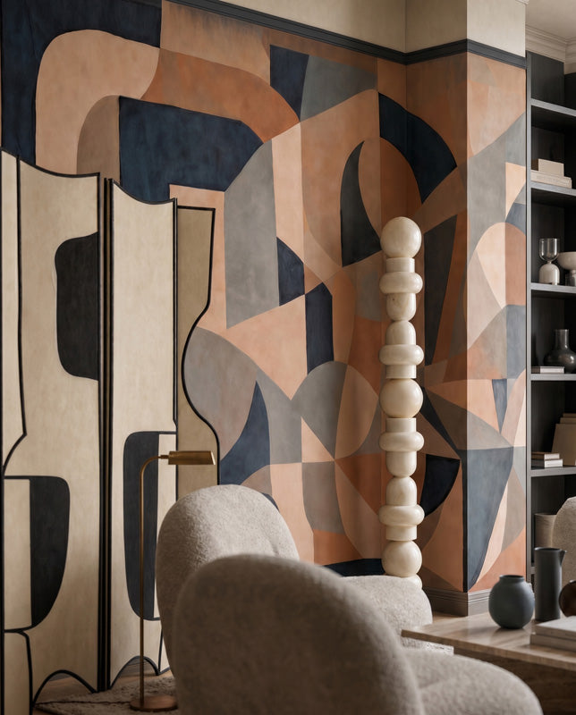 Silent Arch Geometric Wall Mural