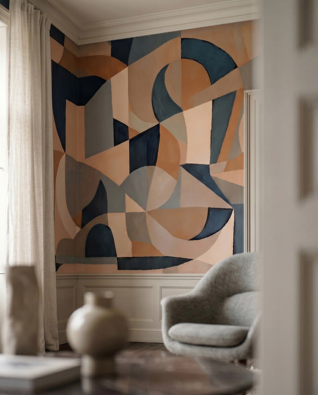 Silent Arch Geometric Wall Mural