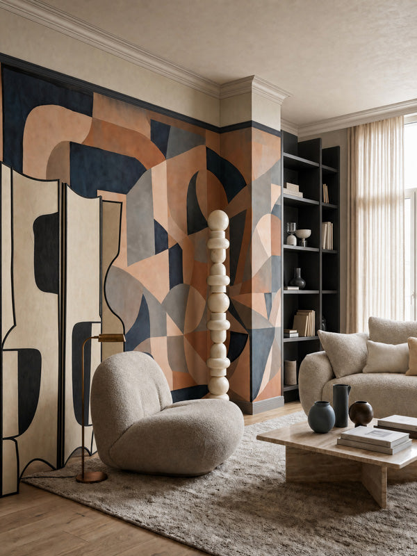 Silent Arch Geometric Wall Mural