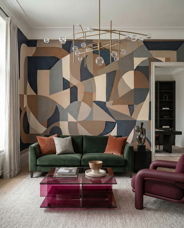 Silent Arch Geometric Wall Mural
