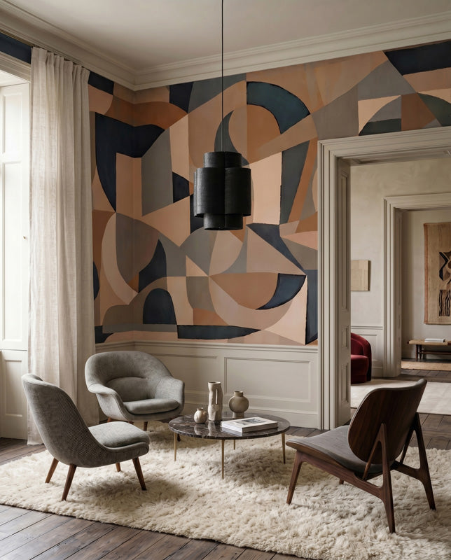 Silent Arch Geometric Wall Mural