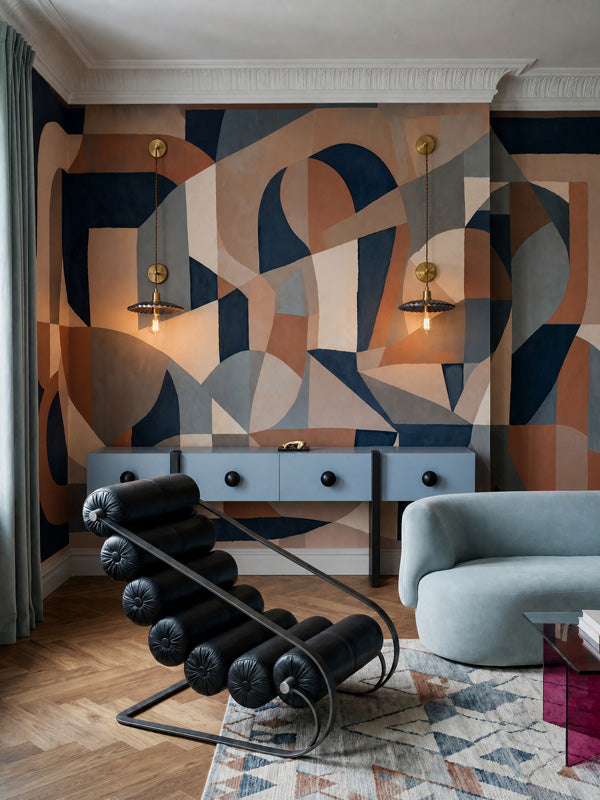 Silent Arch Geometric Wall Mural