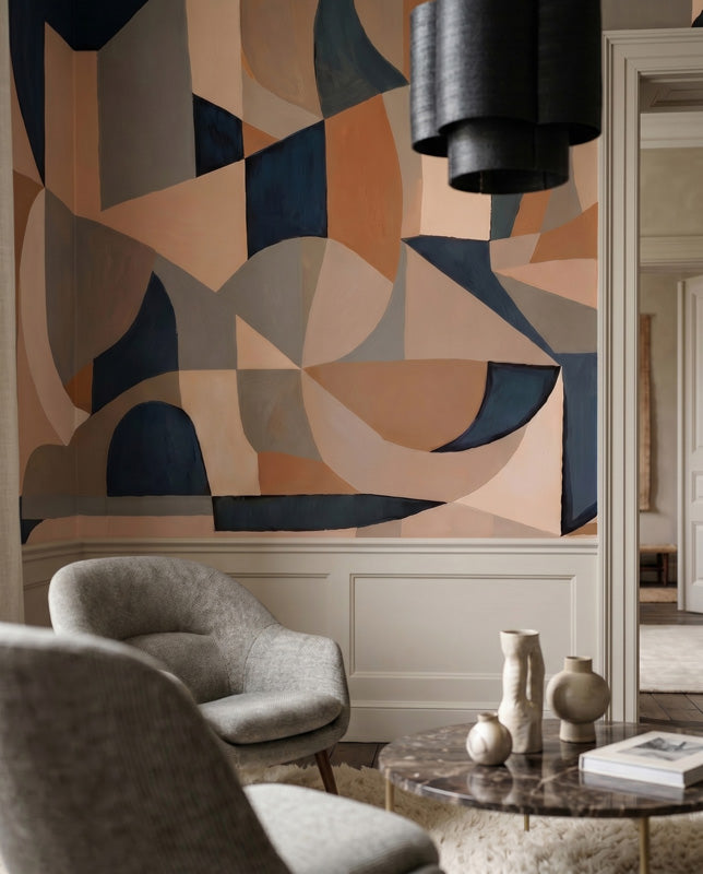 Silent Arch Geometric Wall Mural