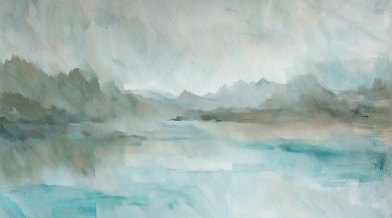 Velvet Horizon Abstract Landscape Wall Mural