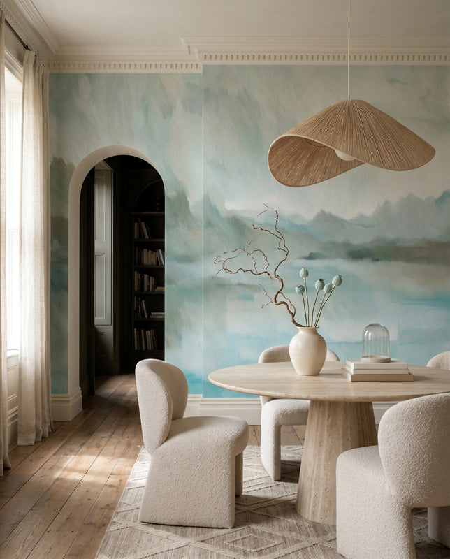 Velvet Horizon Abstract Landscape Wall Mural