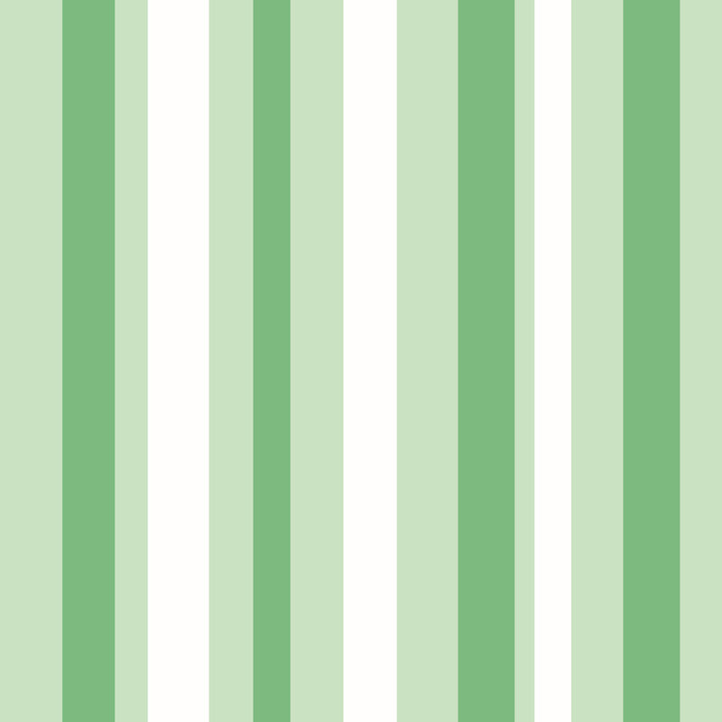 Fresh Garden Stripe – Classic Wallpaper in Soft Green