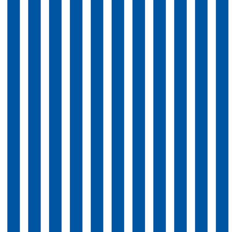 Nautical Bold Stripe – Classic Wallpaper in Deep Blue