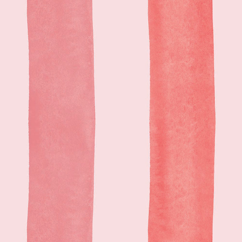 Watercolour Bold Stripe – Wallpaper in Multiple Colours