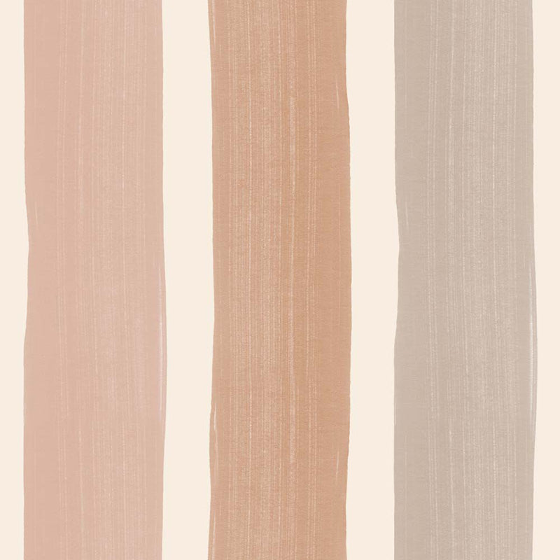 Textured Brushstroke Stripes – Wallpaper in Multi Colours