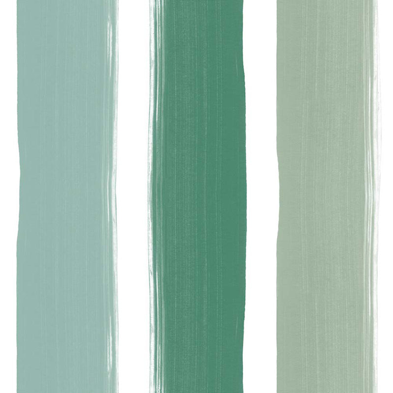 Painterly Stripe – Hand-Painted Striped Wallpaper in Soft Tones