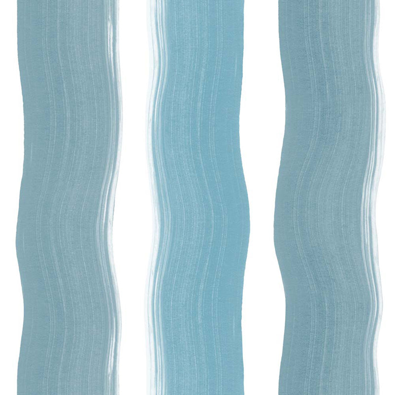 Wavy Brushstroke Stripes – Wallpaper in Multi Colours