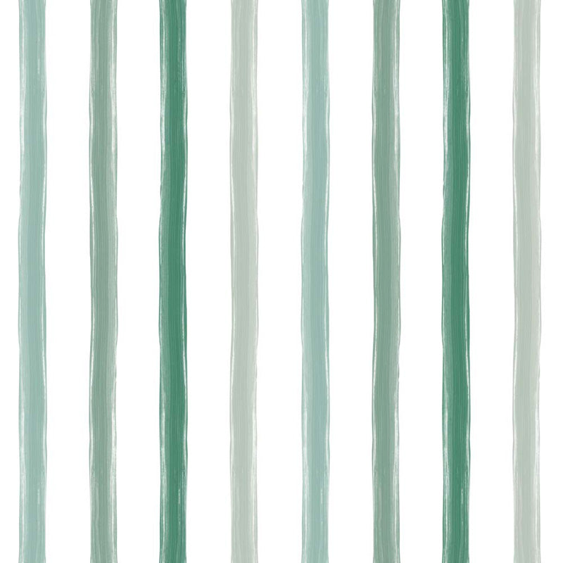 Hand-Brushed Linear Stripes – Wallpaper in Multi Colours