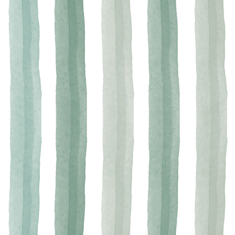 Watercolour Stripe – Soft Painted Striped Wallpaper in Pastel Tones