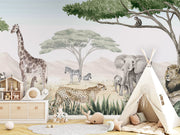 Savannah Jive Safari Wallpaper Mural