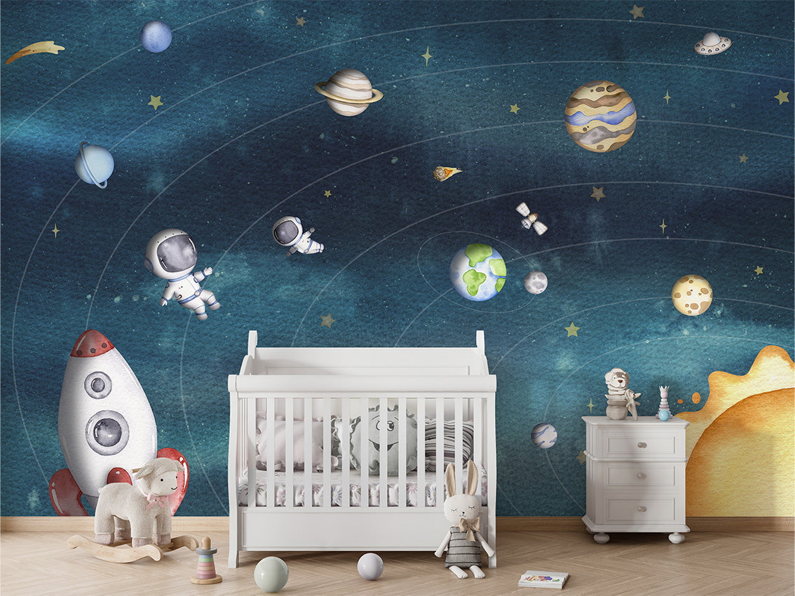 Space Joy Wallpaper Mural