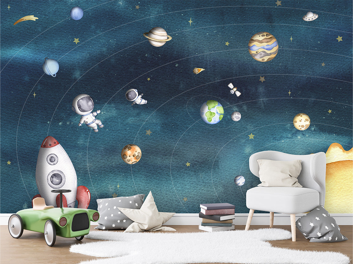 Space Joy Wallpaper Mural