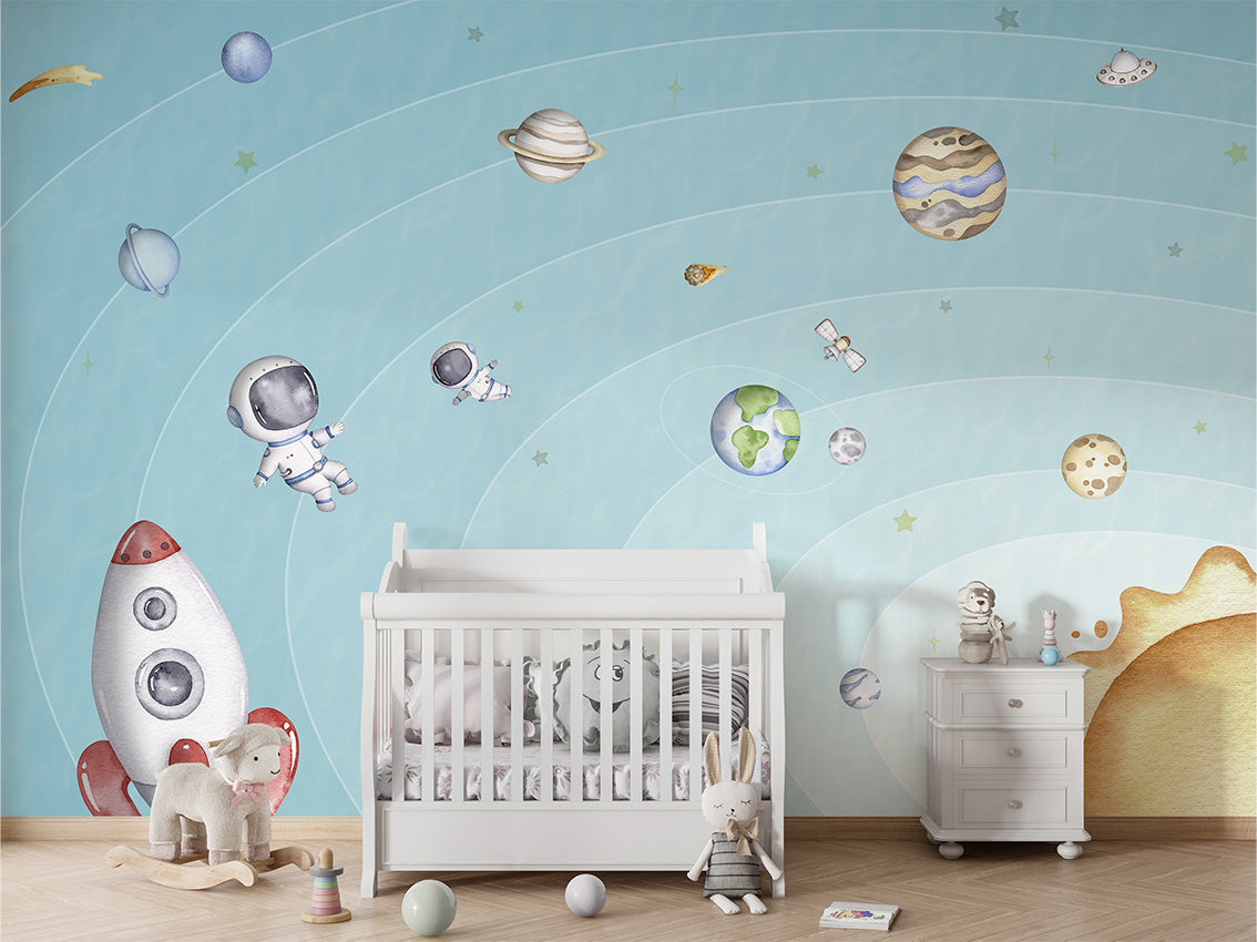 Space Joy Wallpaper Mural