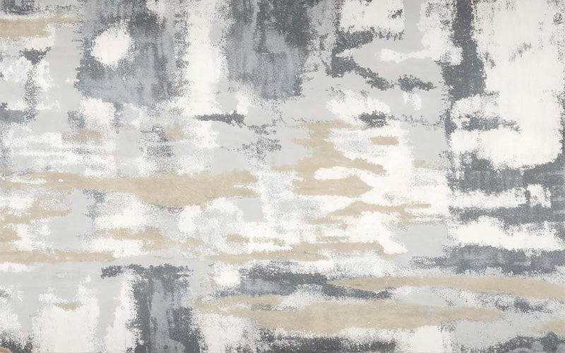Mist Horizon – Abstract Wallpaper in Soft Greys