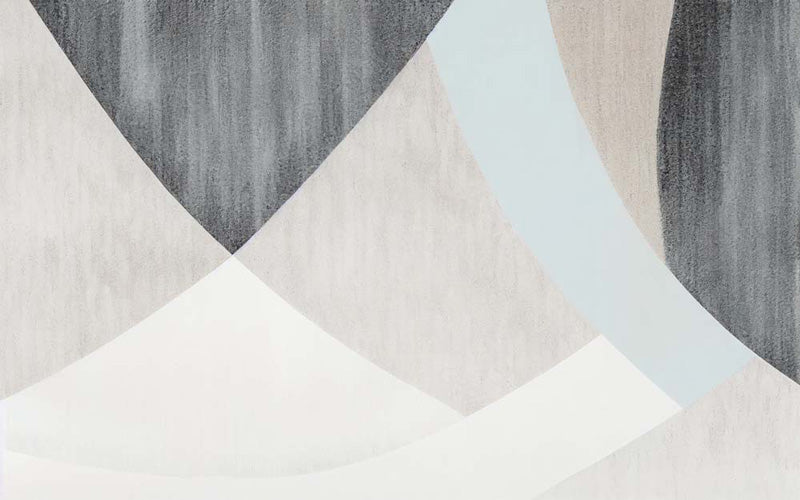 Arc Balance – Modern Geometric Wallpaper in Soft Neutrals
