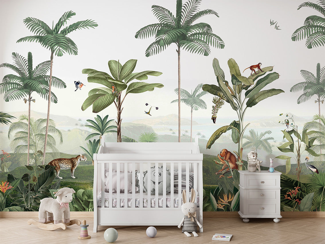 Thrilling Tropics Tropical Wallpaper Mural