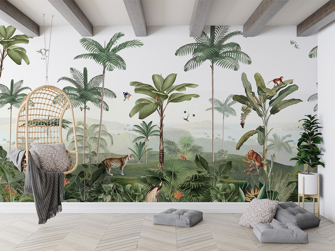 Thrilling Tropics Tropical Wallpaper Mural