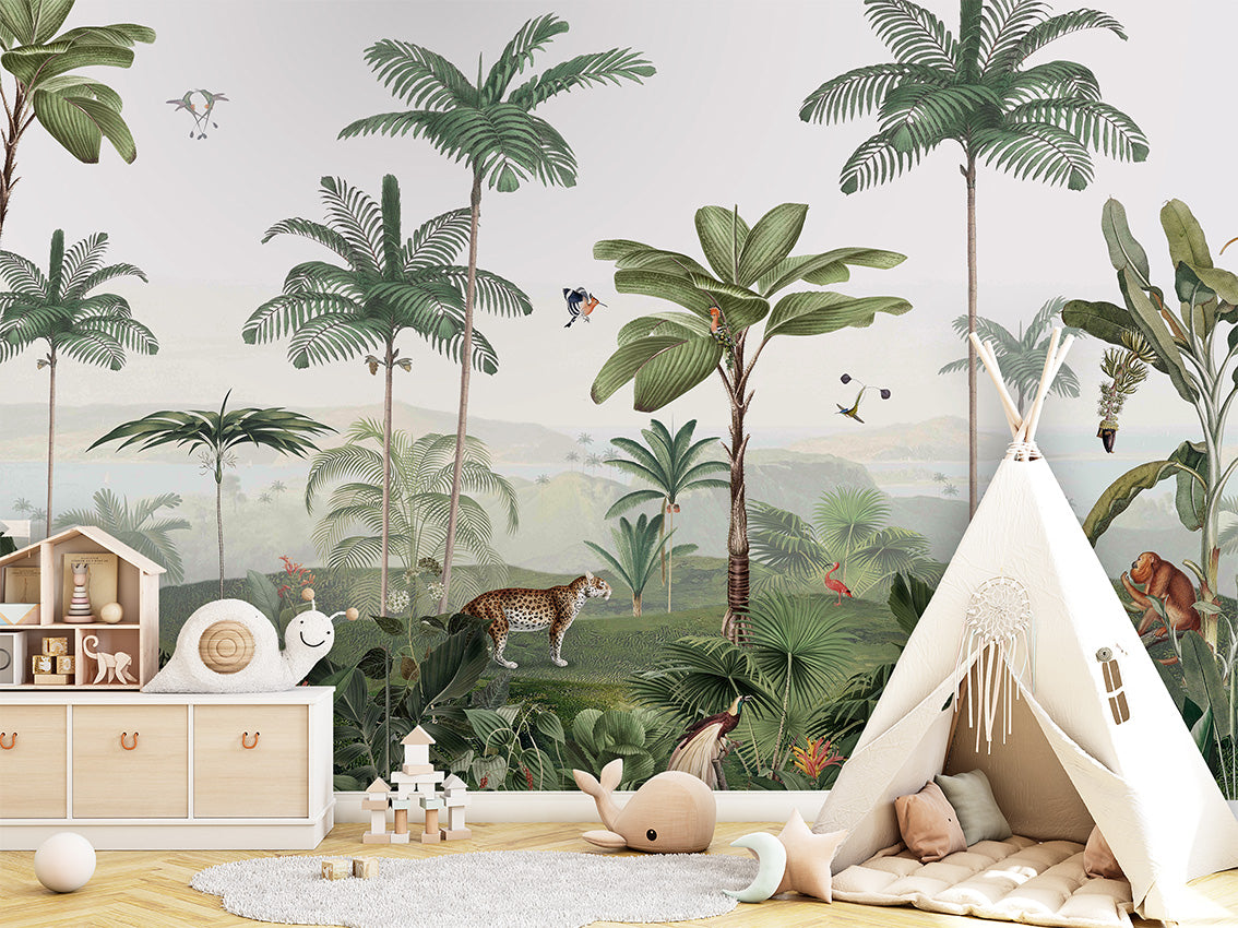 Thrilling Tropics Tropical Wallpaper Mural