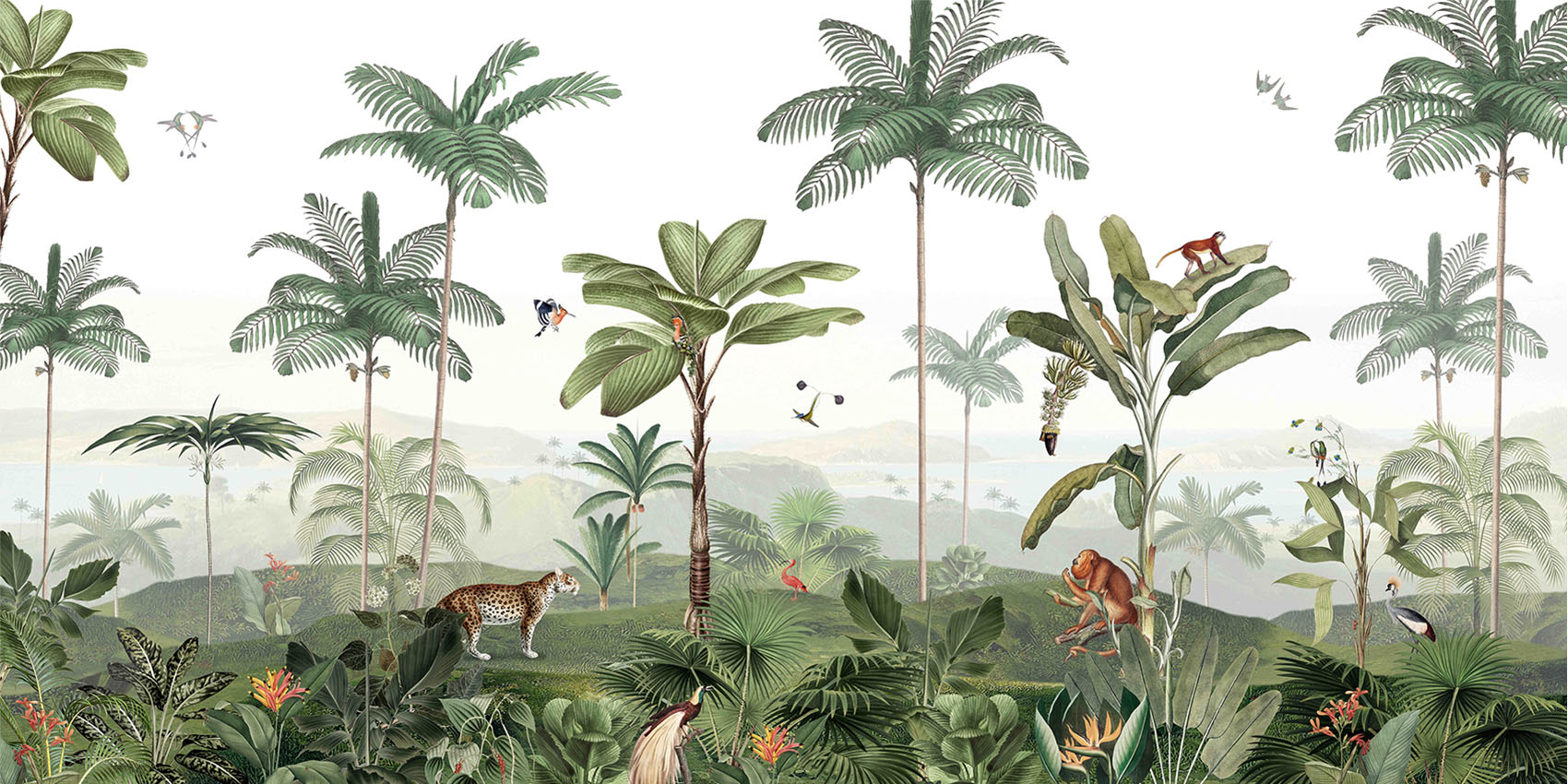 Thrilling Tropics Tropical Wallpaper Mural