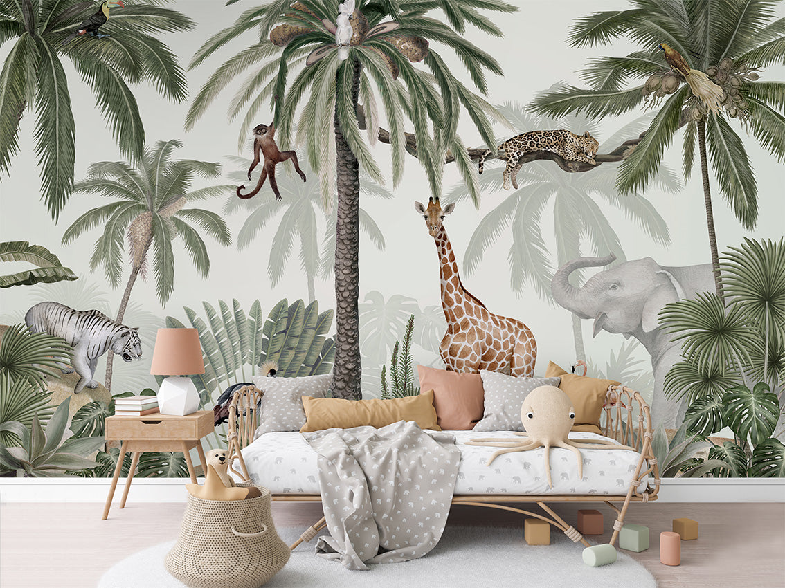 Tropical Jive Jungle Wallpaper Mural