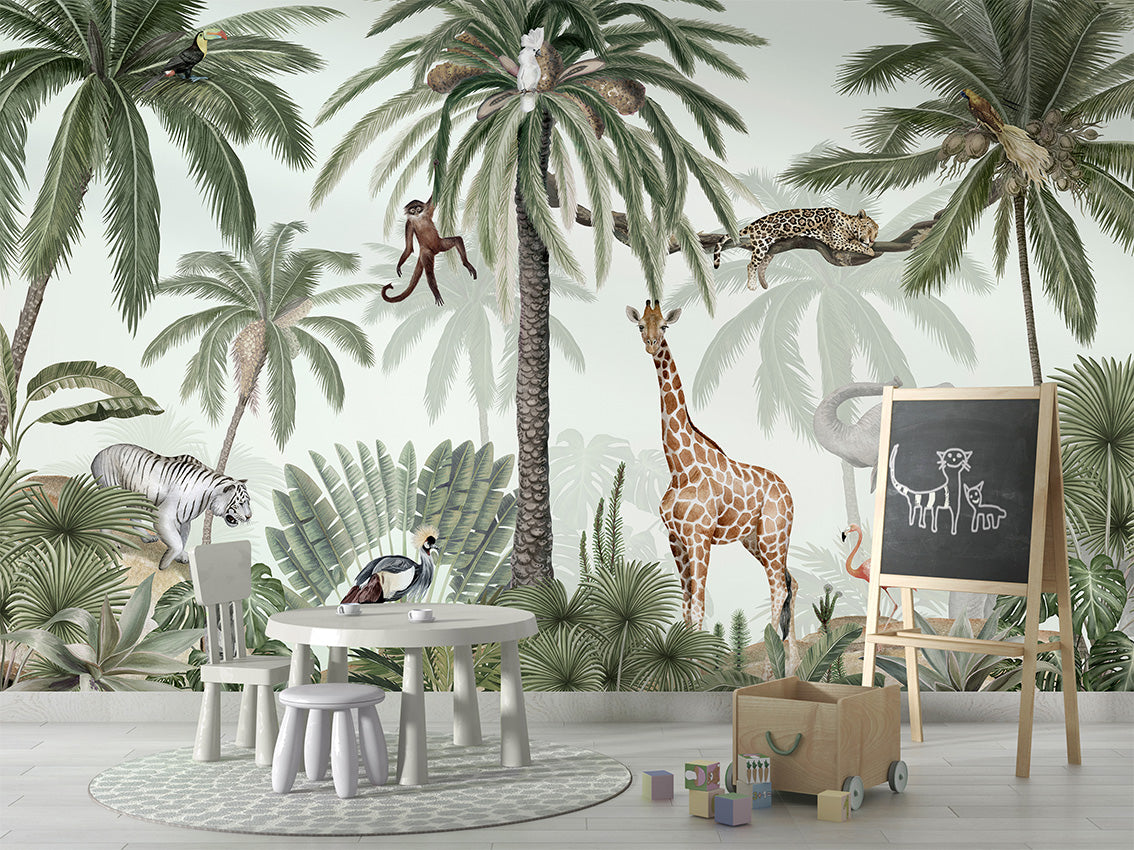 Tropical Jive Jungle Wallpaper Mural