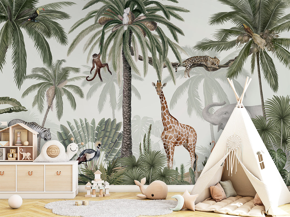 Tropical Jive Jungle Wallpaper Mural