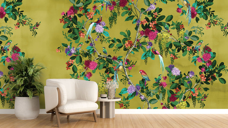 Chintz Aviary Wallpaper Mural