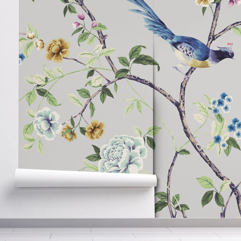 Chinoiserie Songbird Wallpaper
