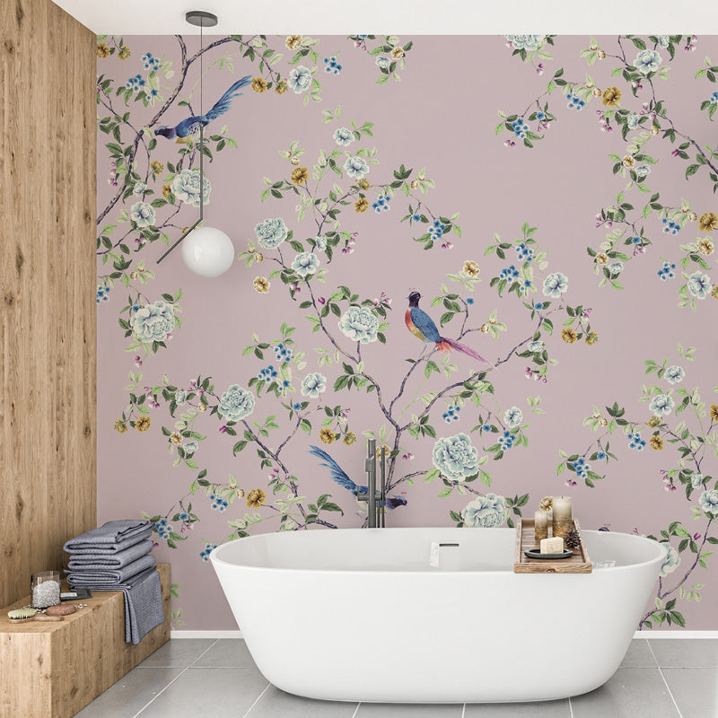 Chinoiserie Songbird Wallpaper