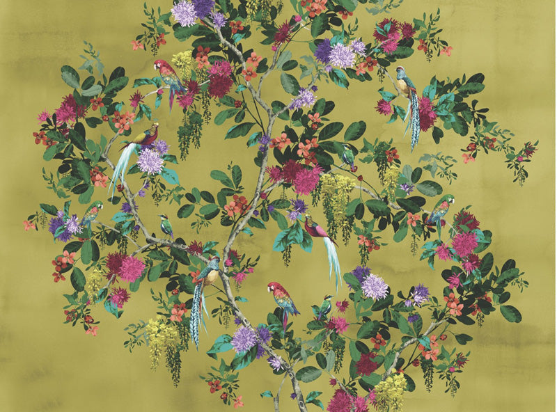 Chintz Aviary Wallpaper Mural