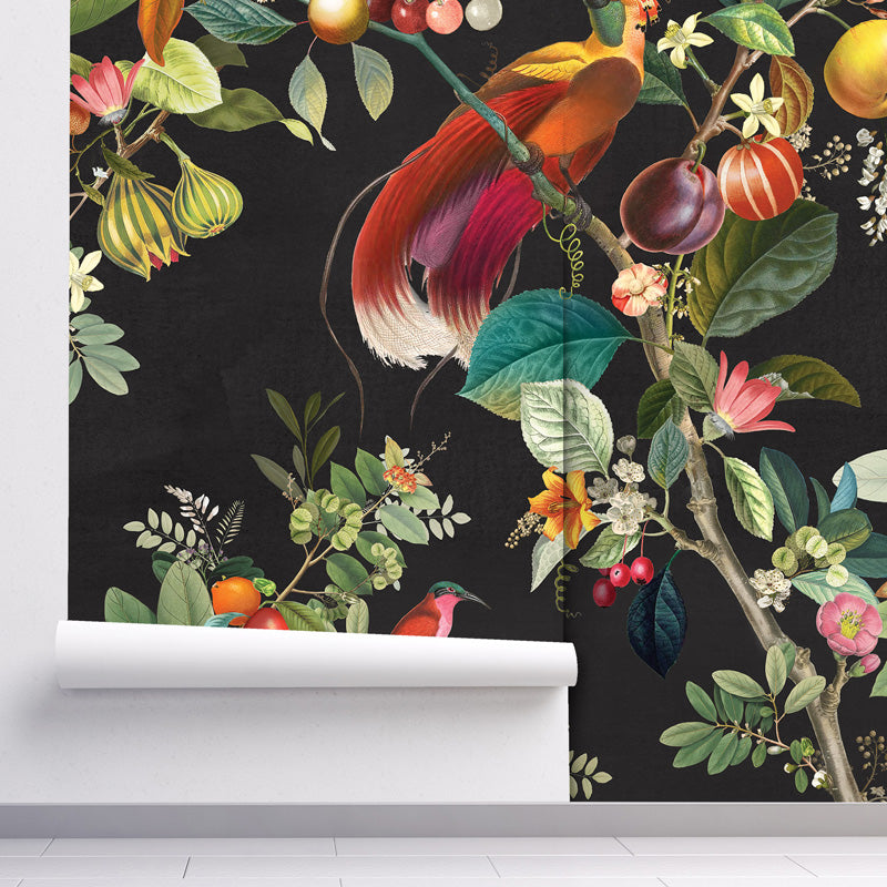 Paradise Orchard Chinoiserie Wallpaper