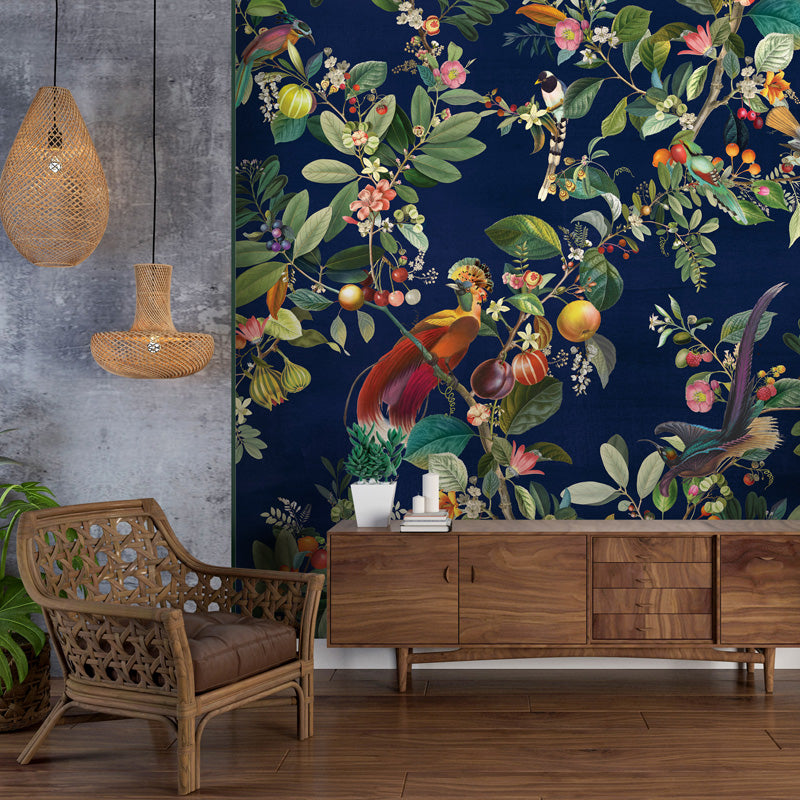 Paradise Orchard Chinoiserie Wallpaper