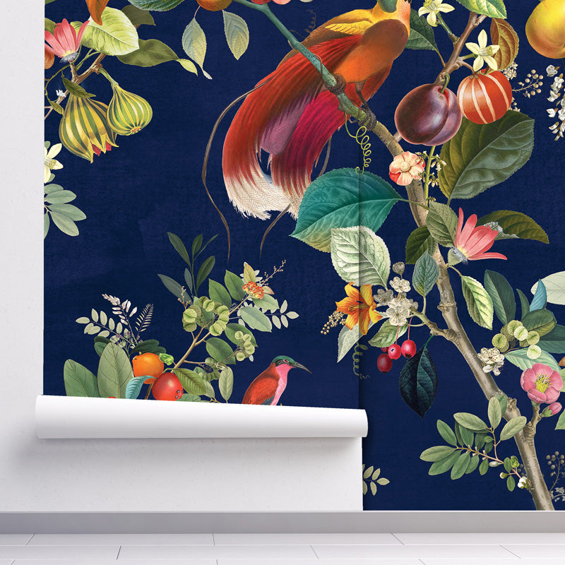 Paradise Orchard Chinoiserie Wallpaper