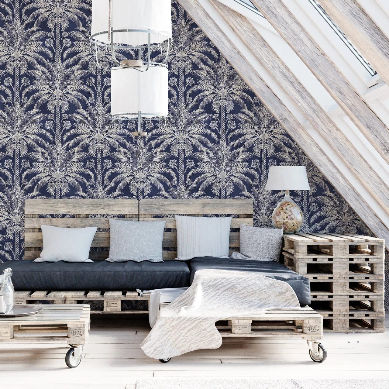 Palm Court Wallpaper