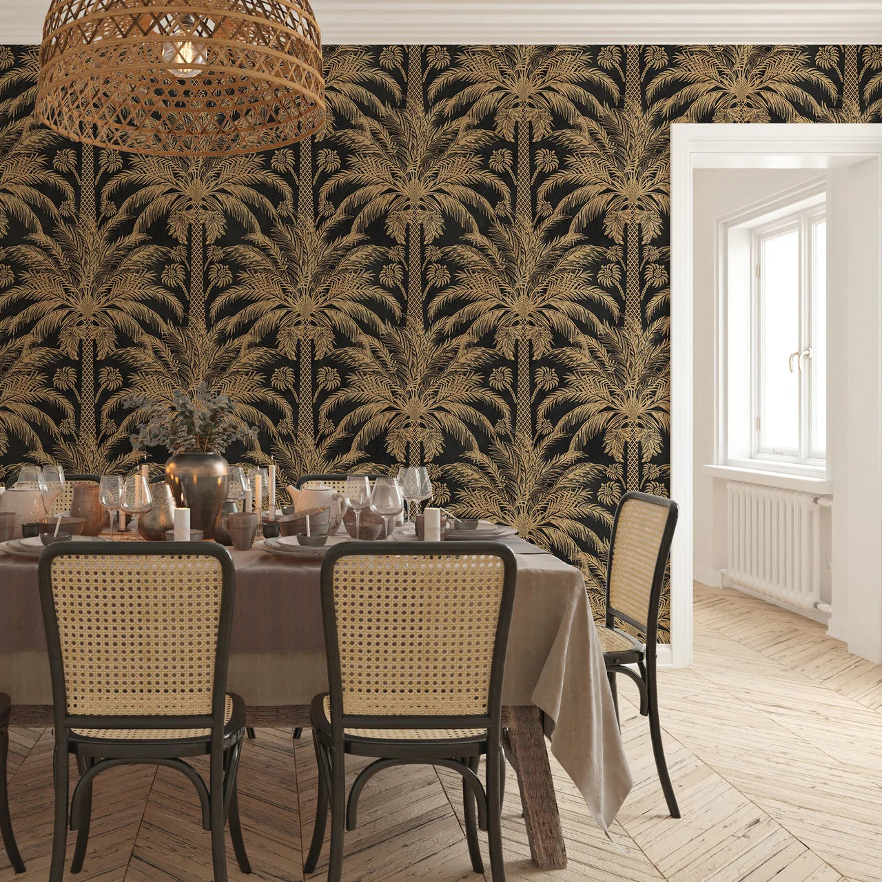 Palm Court Wallpaper