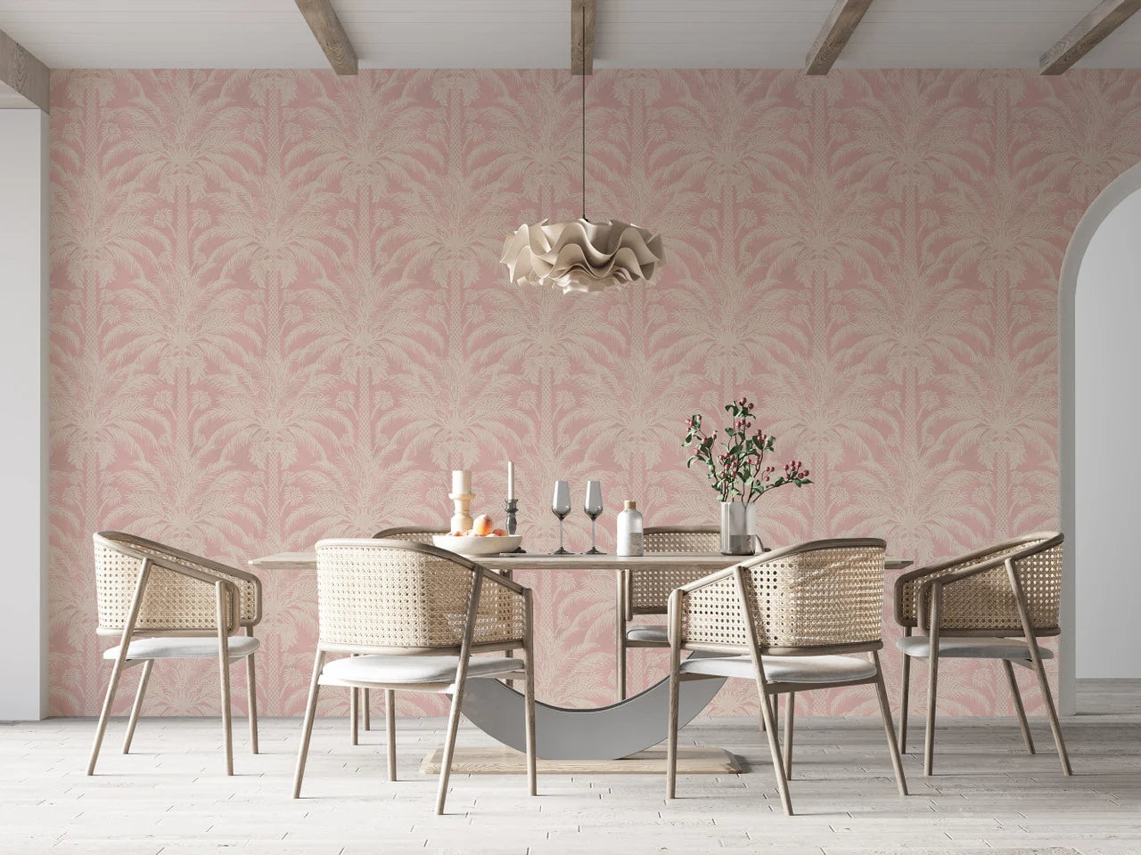 Palm Court Wallpaper