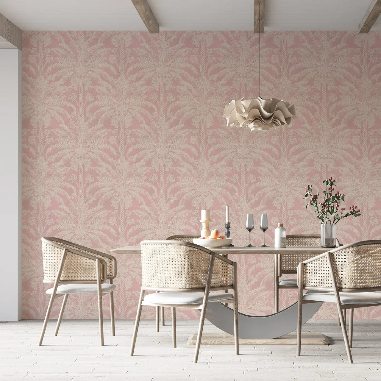 Palm Court Wallpaper