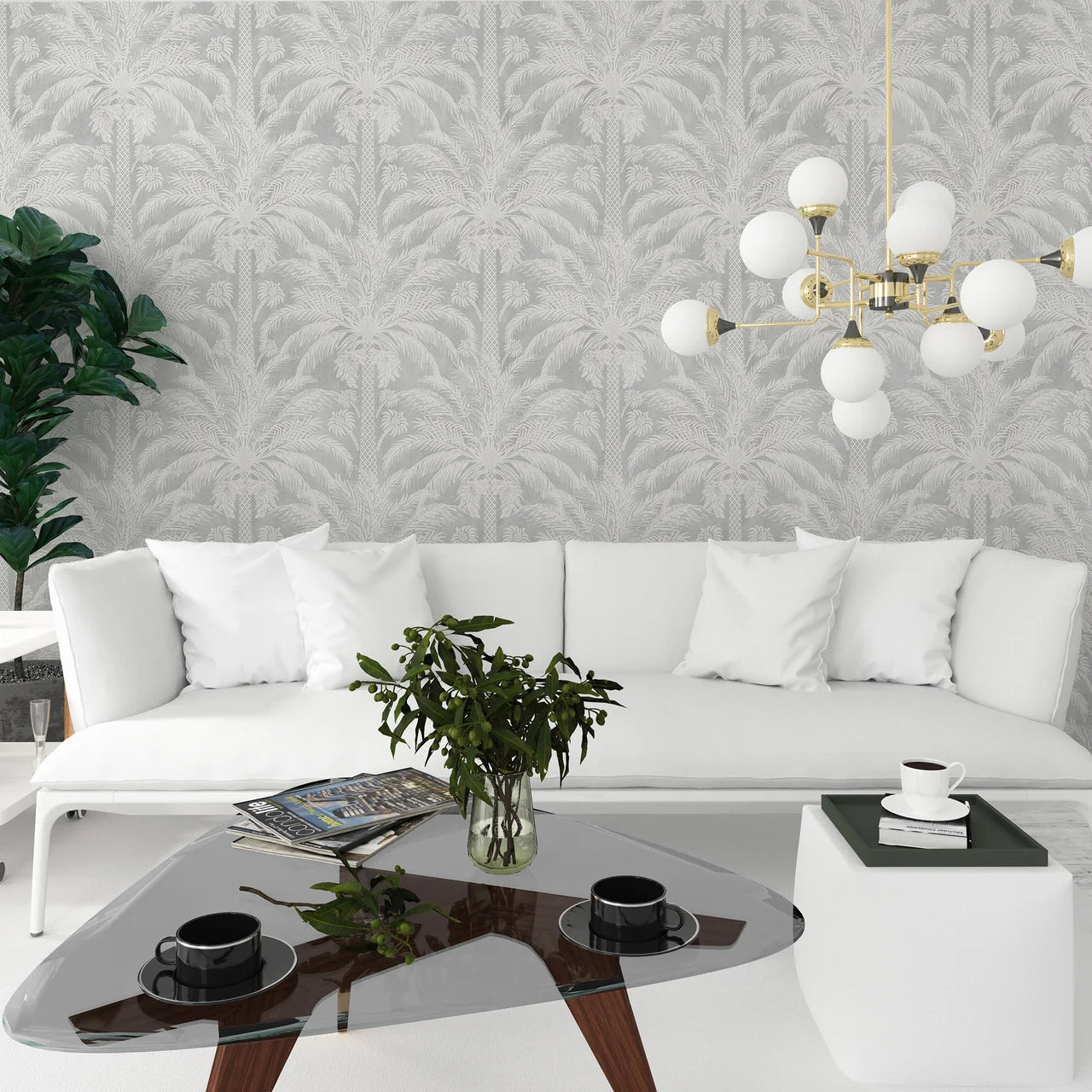 Palm Court Wallpaper