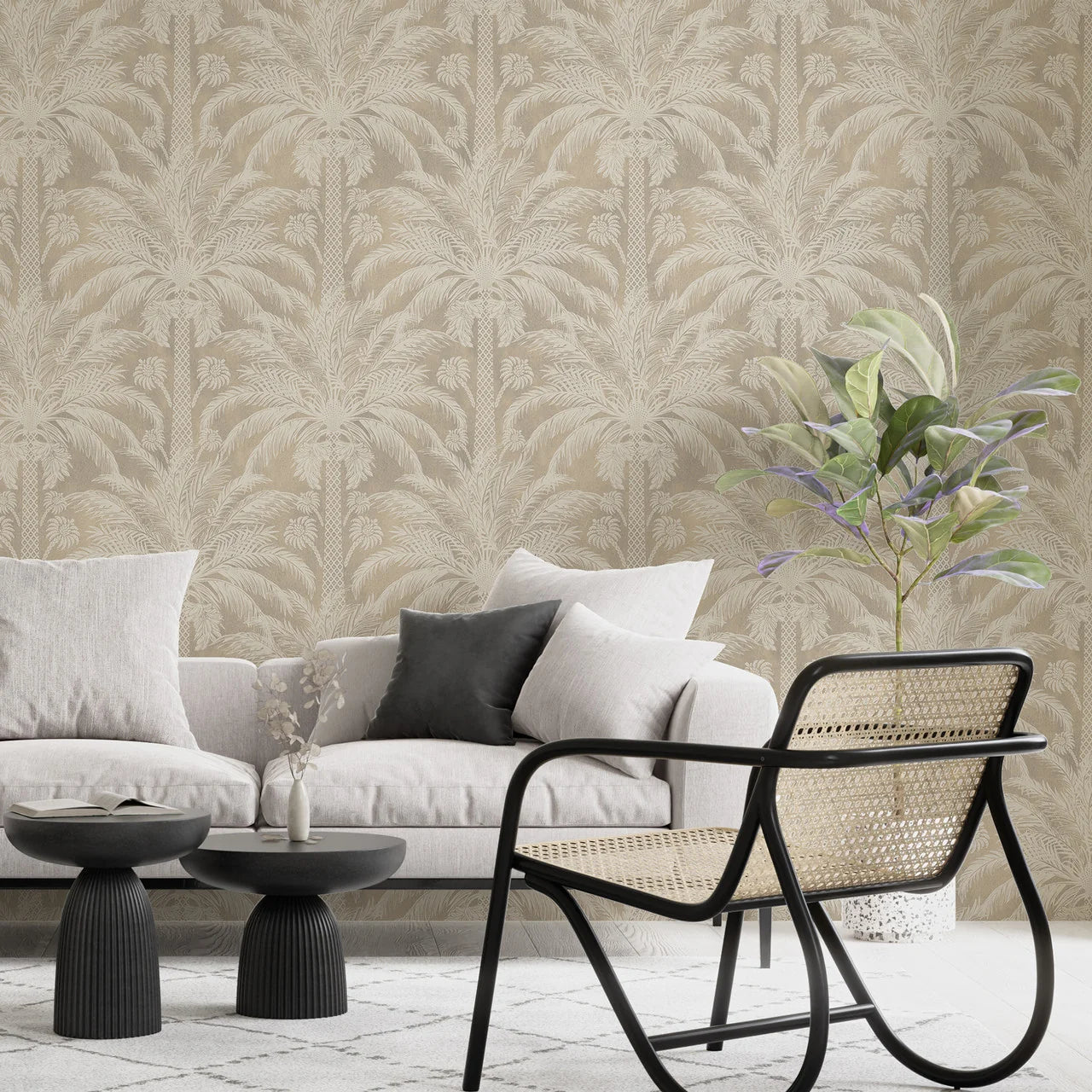 Palm Court Wallpaper