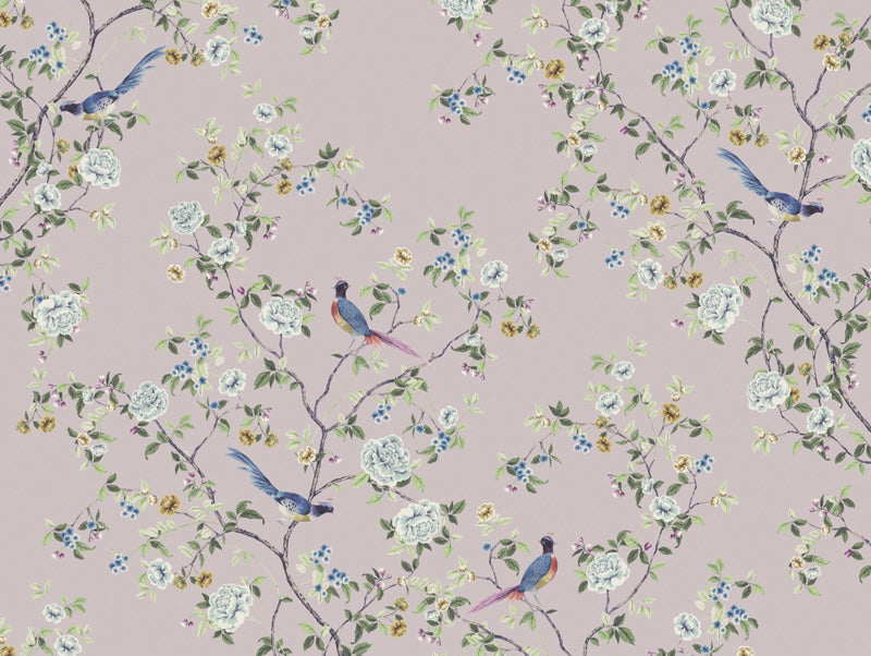 Chinoiserie Songbird Wallpaper